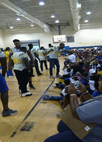 Annual Spirit Day Parade at Morningside Elementary School