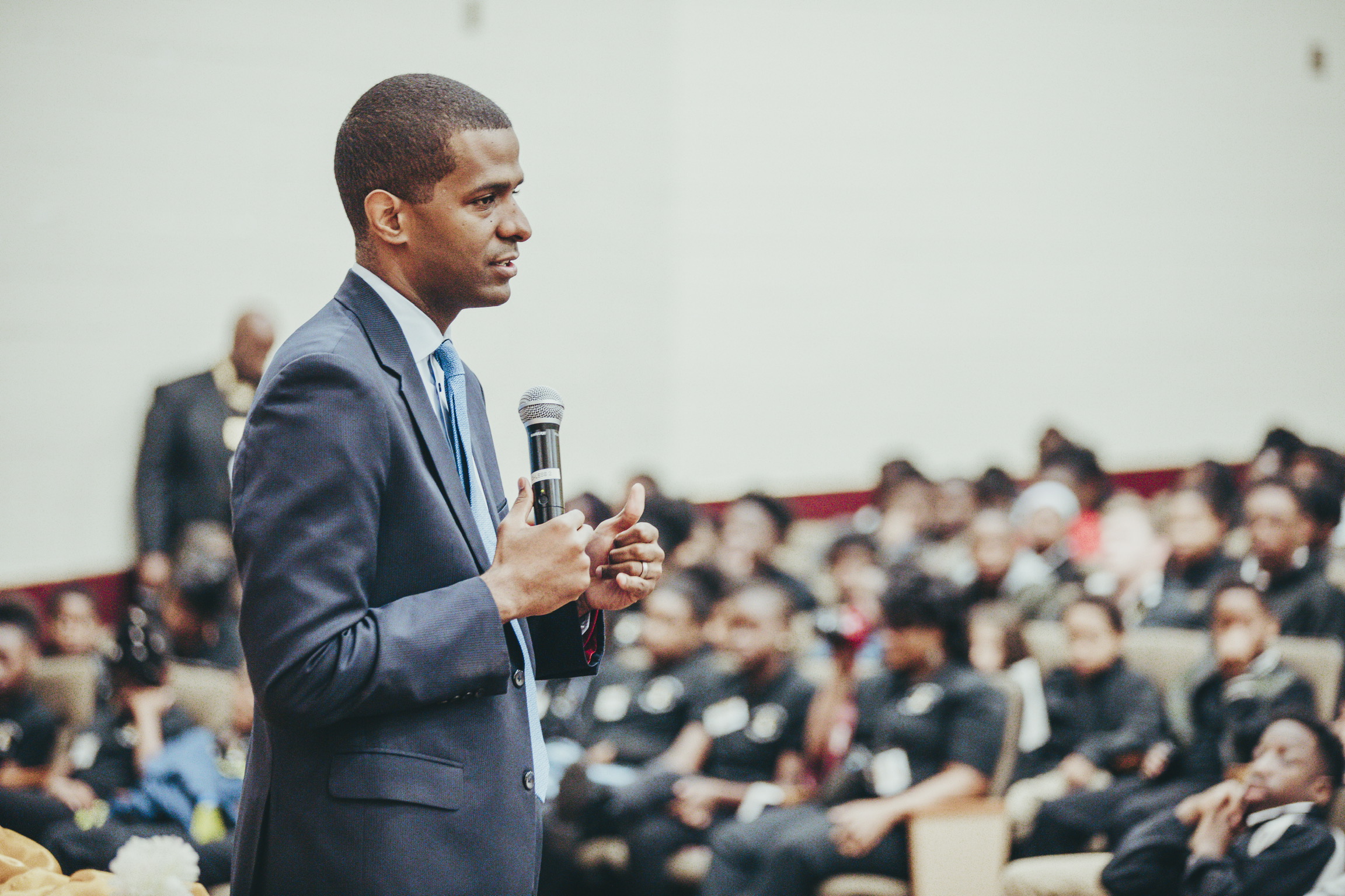 Bakari Sellers photo speaking to crowd