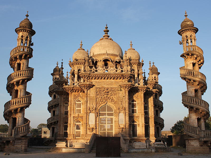 View of castle in India